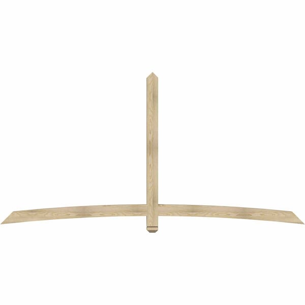 Ekena Millwork Bellingham Rough Sawn Timber Gable Bracket, Douglas Fir, 108"W x 54"H x 4"D x 4"F, 12/12 Pitch GBW108X54X0404BEL00RDF - main